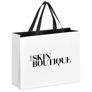 Altitude Galleria Midi Paper Gift Bag in Black