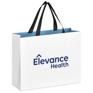 Altitude Galleria Midi Paper Gift Bag in New Blue