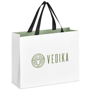 Altitude Galleria Midi Paper Gift Bag in Sage