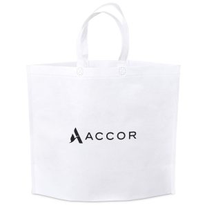 Altitude Yorkdale Non-Woven Shopper in Solid White