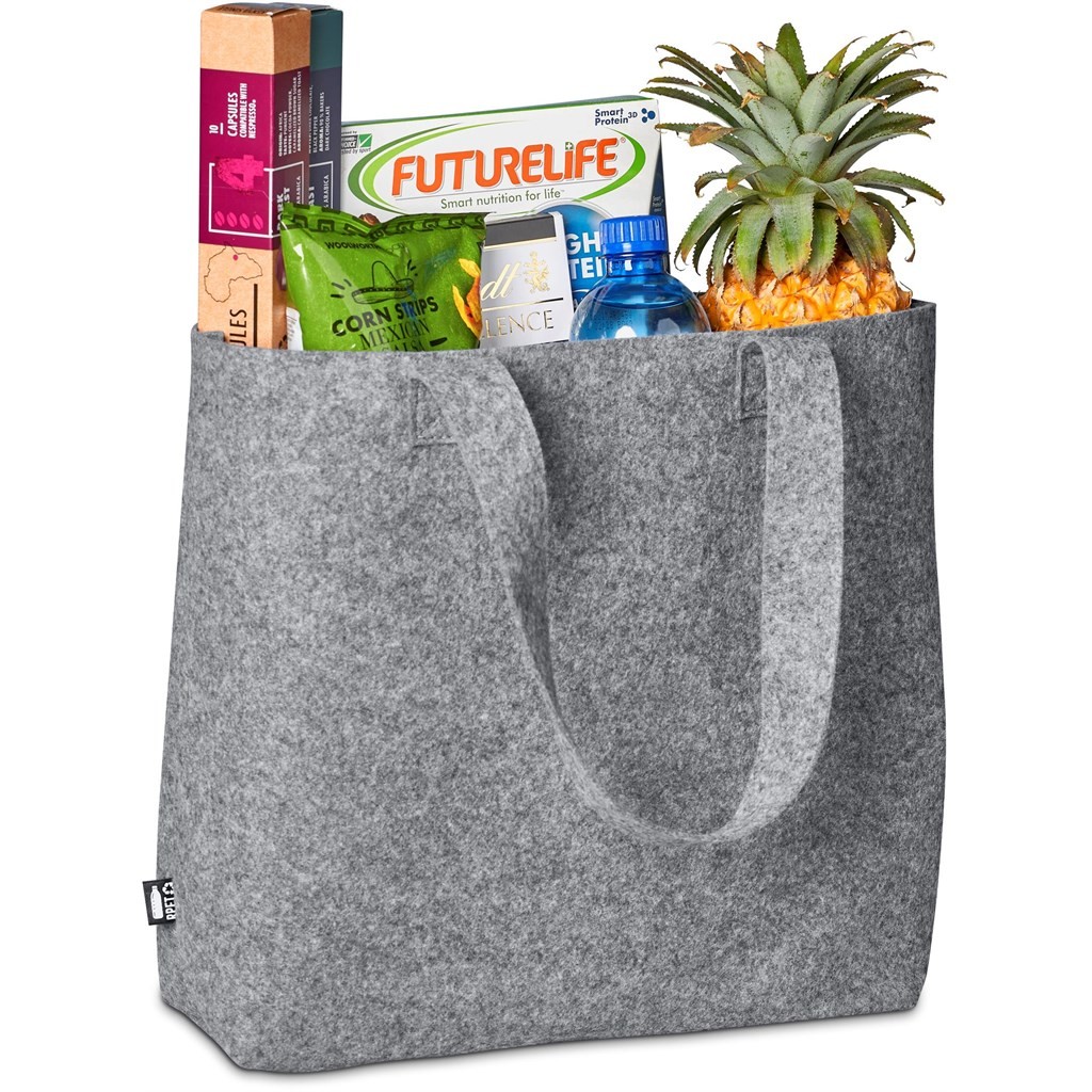 Okiyo Oceania Recycled PET Felt Shopper – Grey