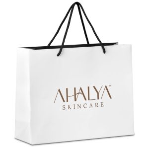 Altitude Majesty Midi Paper Gift Bag in Solid White