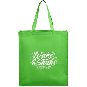 Wellington Non-Woven Shopper in Lime