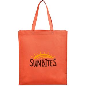 Wellington Non-Woven Shopper in Orange