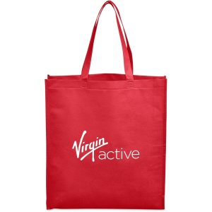 Wellington Non-Woven Shopper in Red