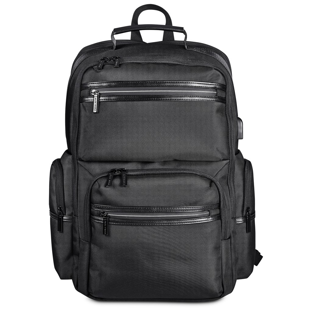 Alex Varga Fitzrovia Laptop Backpack β Black
