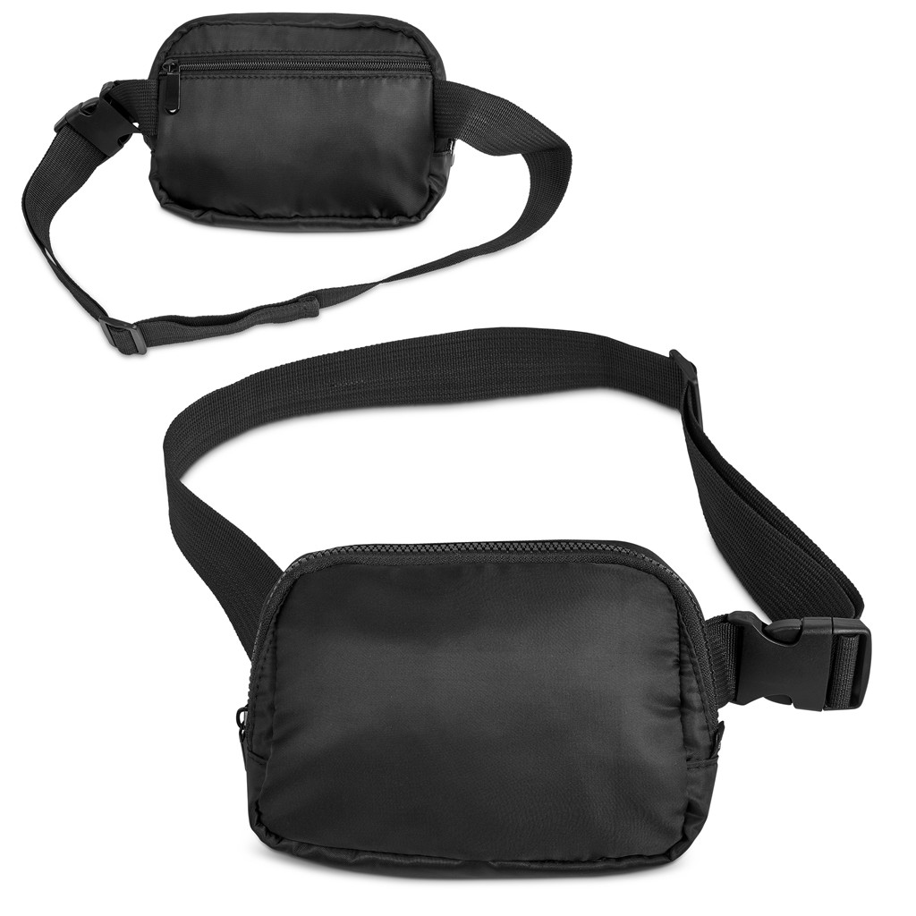 Eva & Elm Saturn Waist Bag – Black