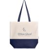 Kooshty Convo Cotton Beach Bag - Navy