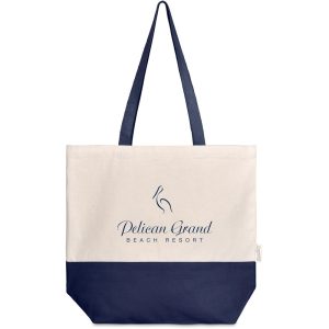 Kooshty Convo Cotton Beach Bag in Navy