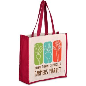 Kooshty SoCo Cotton Tote in Red