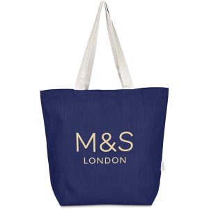 Kooshty Cobbler Cotton Tote in Navy