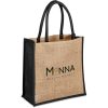 Okiyo Okinawa Jute Tote - Black