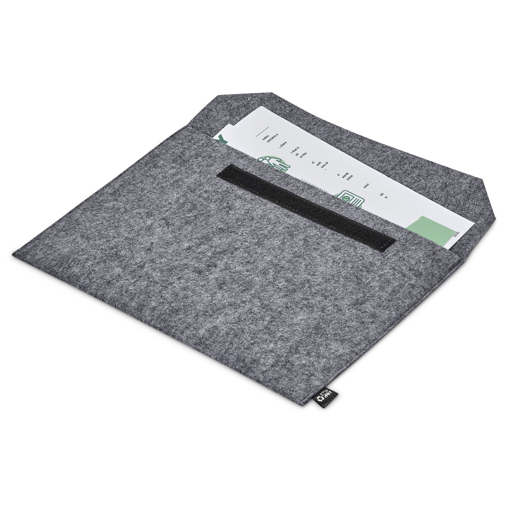 Okiyo Shorui Recycled PET Felt Document Bag – Grey
