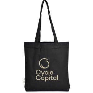 Okiyo Kyanbasu Recycled Canvas Shopper in Black