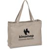 Okiyo Subarashi Recycled Canvas Tote - Stone