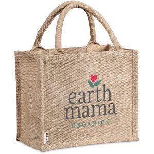 Okiyo Miyag Midi Jute Gift Bag in Natural