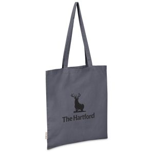 Okiyo Ito Recycled Coloured Cotton Shopper in Dark Grey
