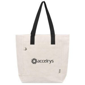 Okiyo Tansu Recycled Canvas Conference Tote in Black