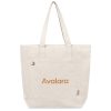 Okiyo Tansu Recycled Canvas Conference Tote - Natural