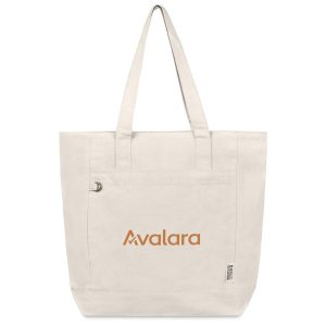 Okiyo Tansu Recycled Canvas Conference Tote in Natural