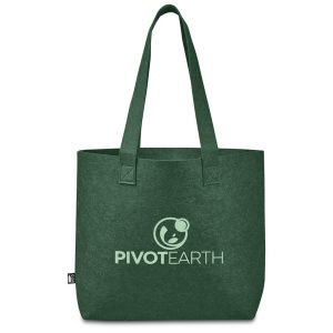 Okiyo Yoongi Recycled PET Felt Shopper in Green