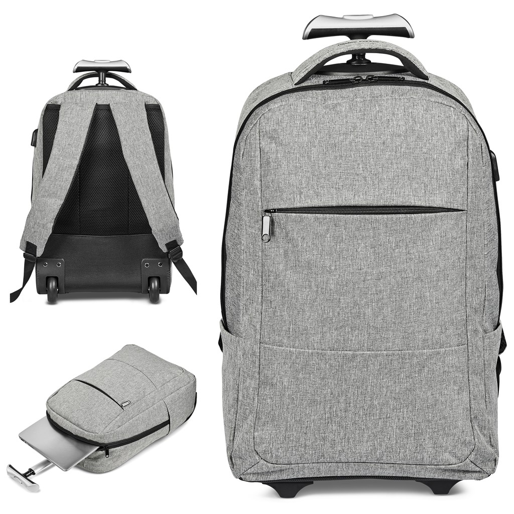 Swiss Cougar San Marino Laptop Trolley Backpack – Grey