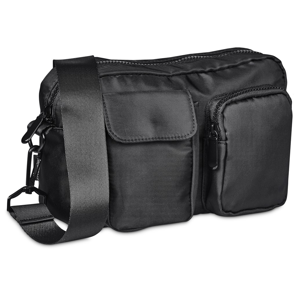 Serendipio Unisex Tauriel Crossbody Bag – Black