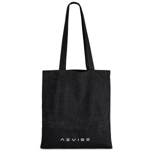 Serendipio Milestone Corduroy & Cotton Shopper in Black