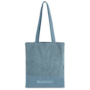 Serendipio Milestone Corduroy & Cotton Shopper in Dusty Teal