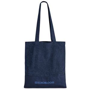Serendipio Milestone Corduroy & Cotton Shopper in Navy