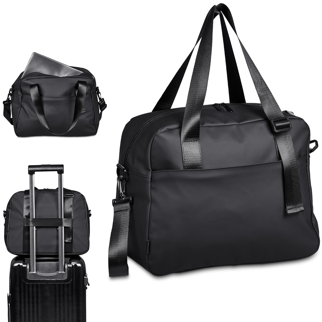 Serendipio Carry-On Laptop & Overnight Bag โ Black