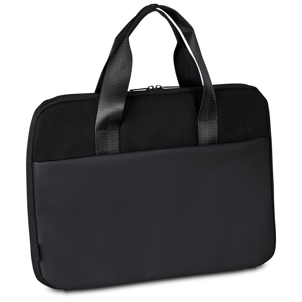 Serendipio Commute Cotton Canvas Laptop Bag – Black