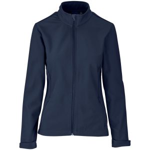 Ladies Pinnacle Softshell Jacket in Navy
