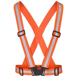 Hi-Viz Reflective Safety Belt in Orange