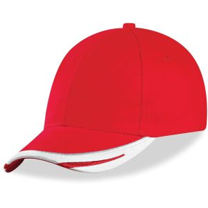 Bronx Cap - 6 Panel in Red