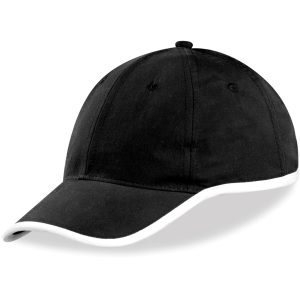 New Jersey Cap - 6 Panel in Black
