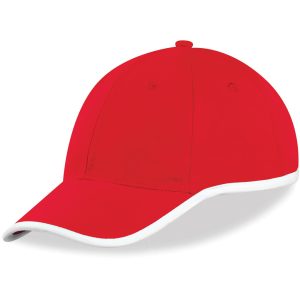 New Jersey Cap - 6 Panel in Red