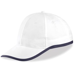 New Jersey Cap - 6 Panel in White