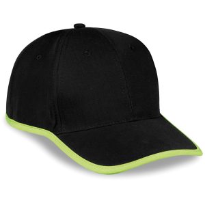 Soho Cap - 6 Panel in Lime