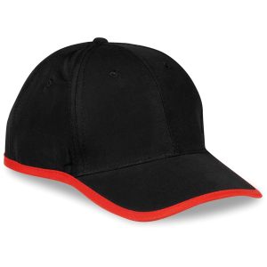Soho Cap - 6 Panel in Red