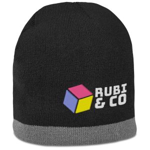 Solo Acrylic Beanie in Grey