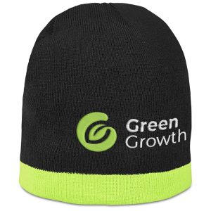 Solo Acrylic Beanie in Lime