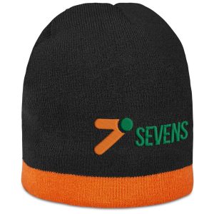 Solo Acrylic Beanie in Orange