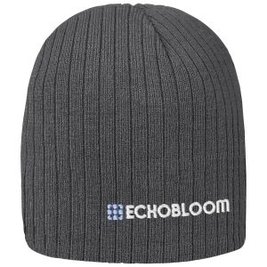 Nebraska Acrylic Beanie in Grey