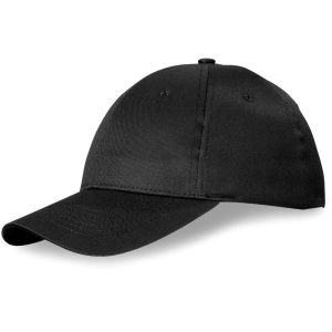 Detroit Cap - 6 Panel in Black