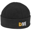Alaska Brushed Fleece Beanie - Black