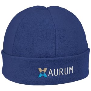 Alaska Brushed Fleece Beanie in Blue