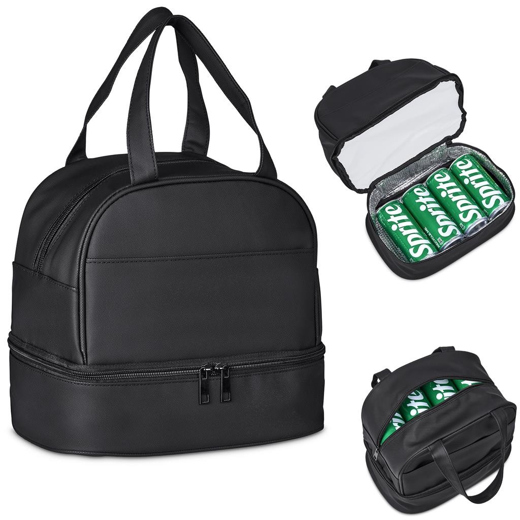 Altitude Surrey 9-Can Double Decker Cooler – Black