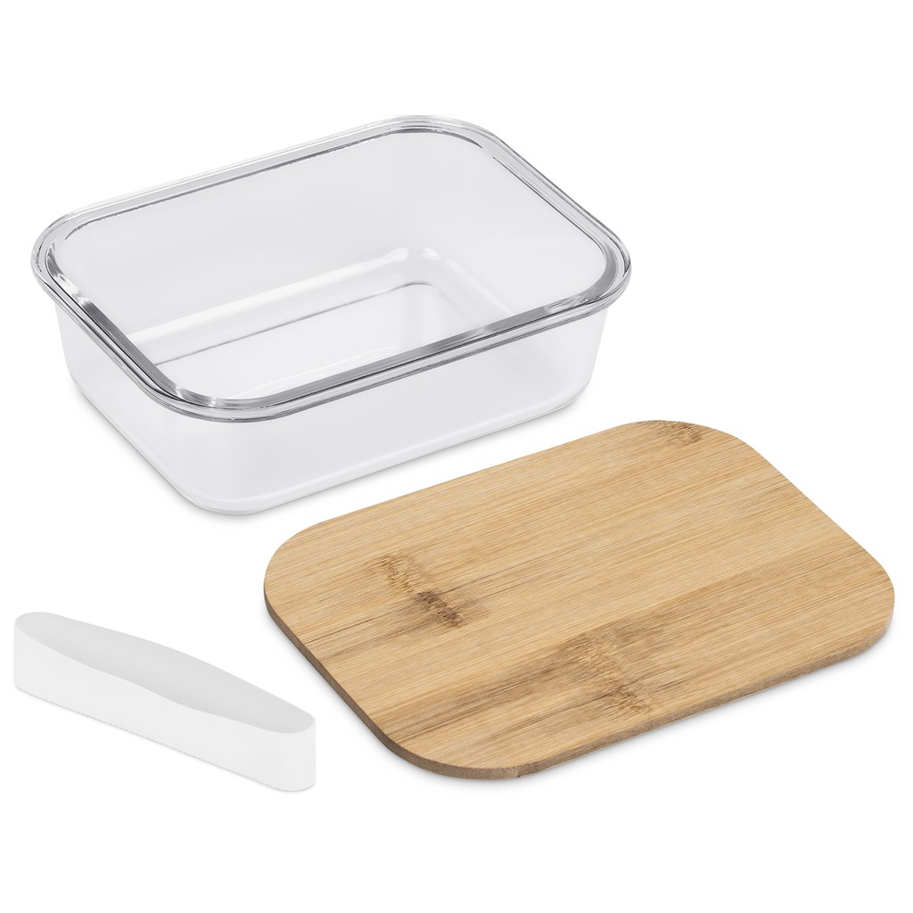 Okiyo Moshi Glass & Bamboo Lunch Box – Natural