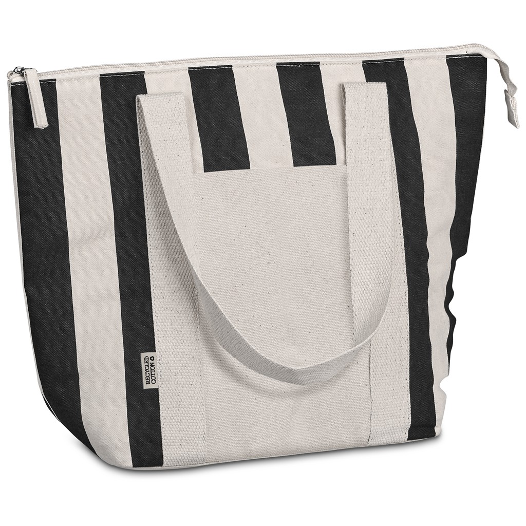 Okiyo Ashera Recycled Cotton 20-Can Cooler – Black
